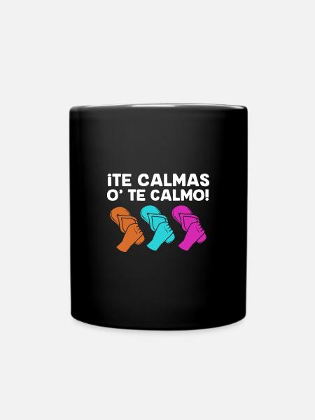 Latina Mutter - Tasse einfarbig - Schwarz