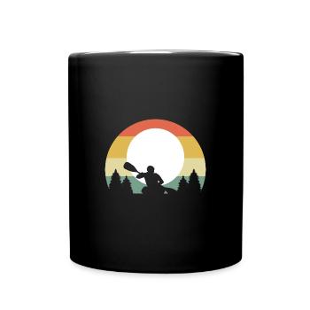Kayak Kayak - Mug uni - noir - Devant