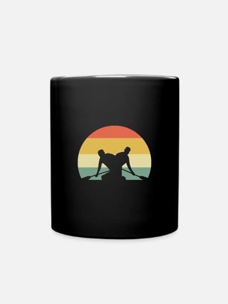 Kajak Kajakfahren - Tasse einfarbig - Schwarz