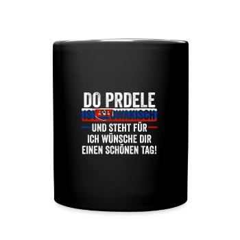 Slowaken Slowakei - Tasse einfarbig - Schwarz - Vorne