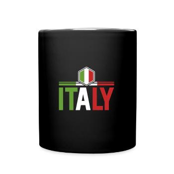 Italia Italian Italian Italy - Full Colour Mug - black - Front