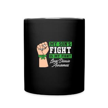 Maladie du foie - Mug uni - noir - Devant