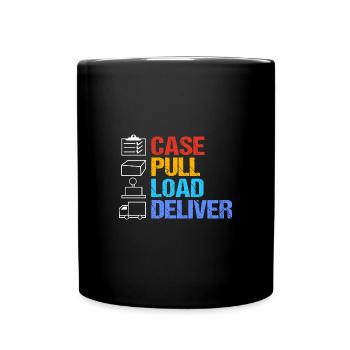 Facteur - Mug uni - noir - Devant