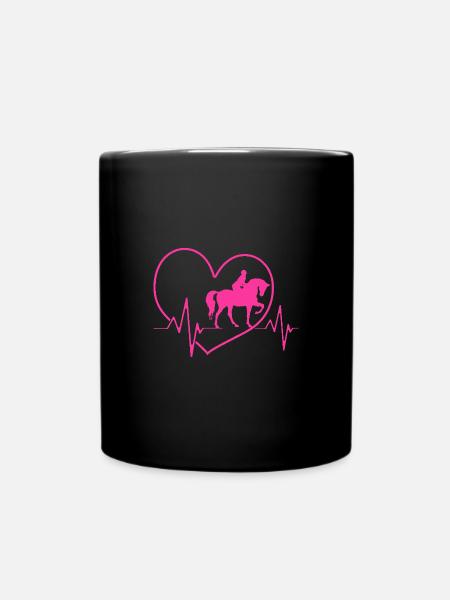 Dressage Dressage Cheval Dressage Cavalier - Mug uni - noir