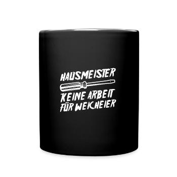 Facility Manager Gardien Gardien - Mug uni - noir - Devant
