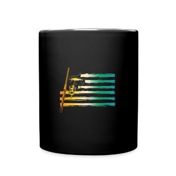 Angler Fishing - Full Colour Mug - black - Front