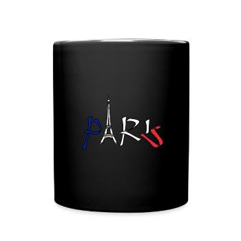 Paris France T-shirt - Mug uni - noir - Devant