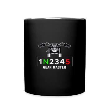 Motorcycle motor-biker Motorcyclist Motorcycle Tour - Full Colour Mug - black - Front