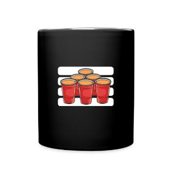 Beer Pong Beer Pong - Mug uni - noir - Devant