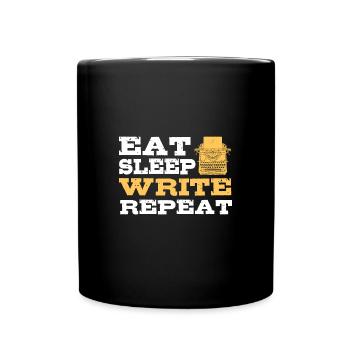 Author - Full Colour Mug - black - Front
