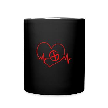 Geocaching Geocache Geocacher - Tasse einfarbig - Schwarz - Vorne