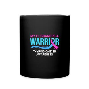 Cancer de la thyroïde - Mug uni - noir - Devant