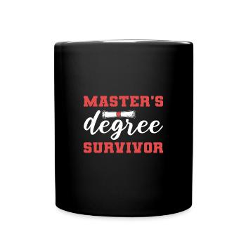Cérémonie de remise des diplômes de maîtrise - Mug uni - noir - Devant