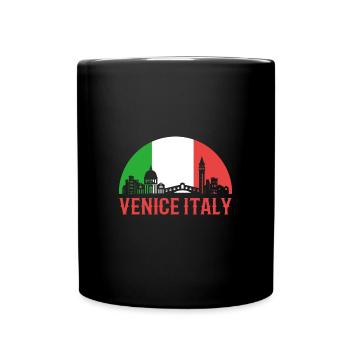 Italy - Full Colour Mug - black - Front