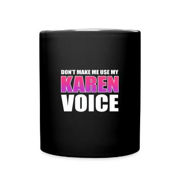 Karen - Tasse einfarbig - Schwarz - Vorne