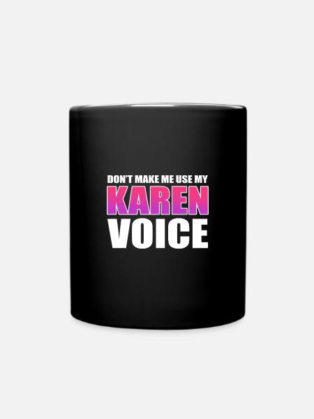 Karen - Tasse einfarbig - Schwarz