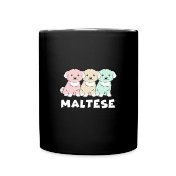 Maltese - Full Colour Mug - black - Front