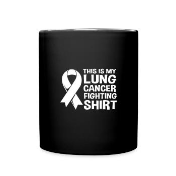 Poumon survivant du cancer du poumon - Mug uni - noir - Devant
