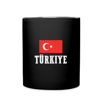 Türken Türkei - Tasse einfarbig - Schwarz - Vorne