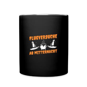 Sorcière Sorcière Balai Sorcière Costume Halloween - Mug uni - noir - Devant