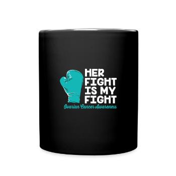 Eierstockkrebs Krebs-Überlebender Krebs - Tasse einfarbig - Schwarz - Vorne