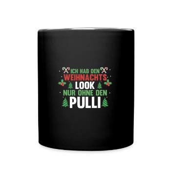 Santa Claus Christmas Ugly Christmas - Full Colour Mug - black - Front
