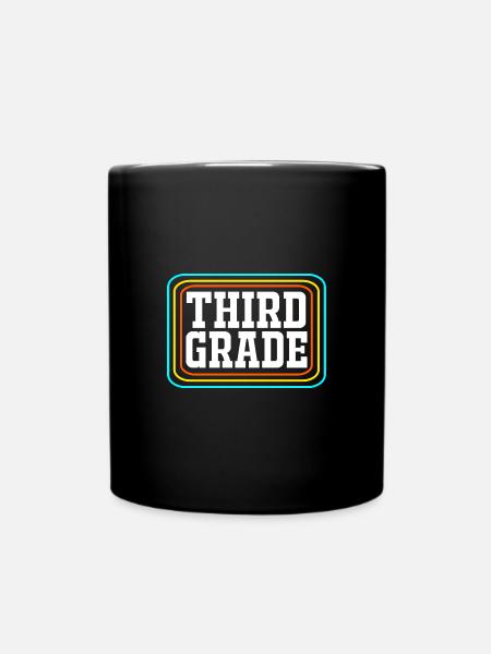 3. Klasse - Tasse einfarbig - Schwarz