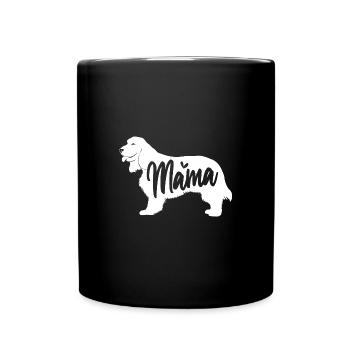 Cocker Spaniel - Tasse einfarbig - Schwarz - Vorne