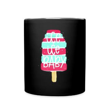 Bébé - Mug uni - noir - Devant