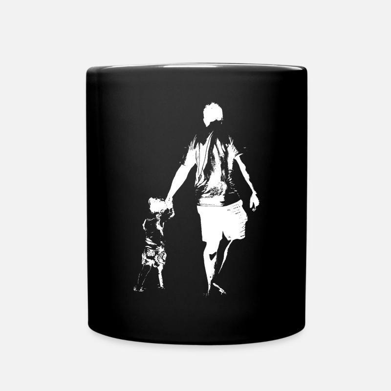 Papa und Tochter Kind Love LIebe Kind Vater - Tasse einfarbig - Schwarz