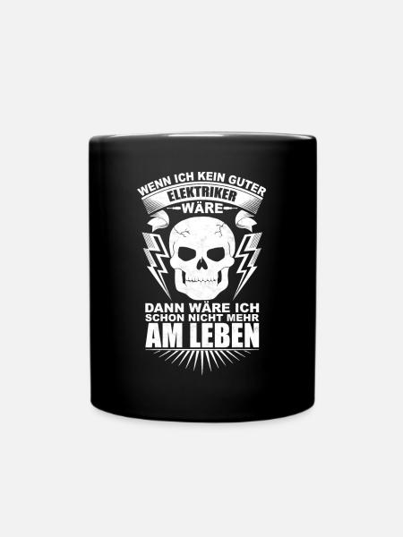 électricien - Mug uni - noir