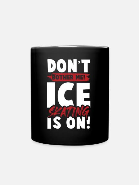 eislauf eisläufer - Tasse einfarbig - Schwarz