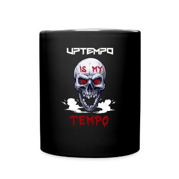 Uptempo Is My Tempo | Uptempo Army - Tasse einfarbig - Schwarz - Vorne