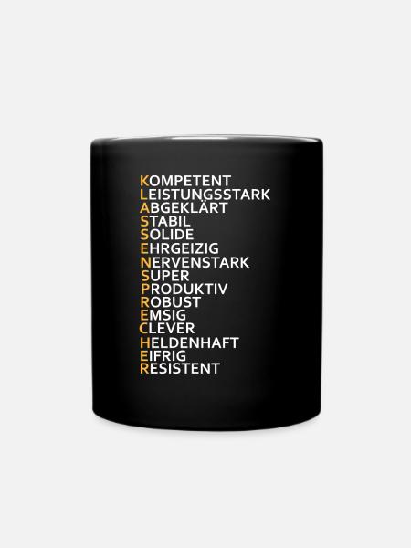 Klassensprecher - Tasse einfarbig - Schwarz