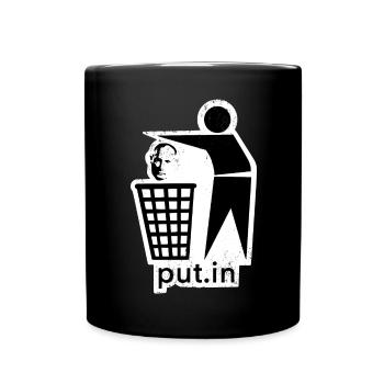 PAIX UKRAINE - put.in - STOP À LA GUERRE ! - Mug uni - noir - Devant