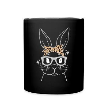 Lapin mignon Lapin Léopard Lapin - Mug uni - noir - Devant