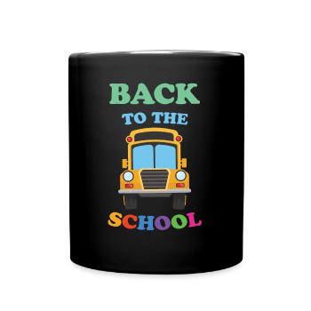 Retour à l’école - Mug uni - noir - Devant