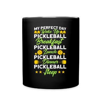 Pickleball Paddleball Pickleball Play Cadeau - Mug uni - noir - Devant