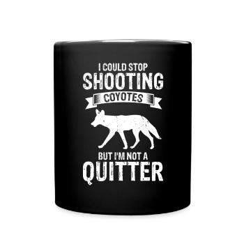 Conception de coyote pour les réacteurs de coyote - Mug uni - noir - Devant
