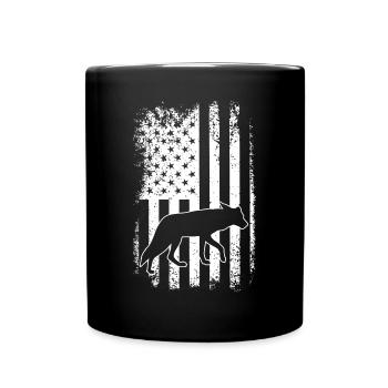 Kojoten Design für Kojotentöter - Tasse einfarbig - Schwarz - Vorne