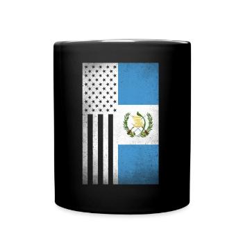 Guatemala Design für Amerikaner aus Guatemala - Tasse einfarbig - Schwarz - Vorne