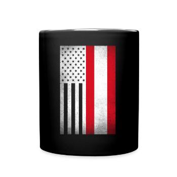 Peru Design für stolze peruanische Amerikaner - Tasse einfarbig - Schwarz - Vorne