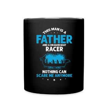 Dragon Boat and Dragon Boat Crew - Full Colour Mug - black - Front