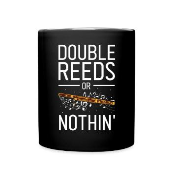 Basson Orchesta design pour bassonistes - Mug uni - noir - Devant