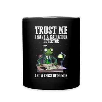 Kernenergie Spruch für Kernenergie - Tasse einfarbig - Schwarz - Vorne