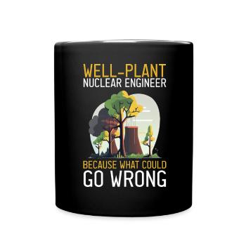 Kernenergie Design für Erneuerbare Kernenergie - Tasse einfarbig - Schwarz - Vorne