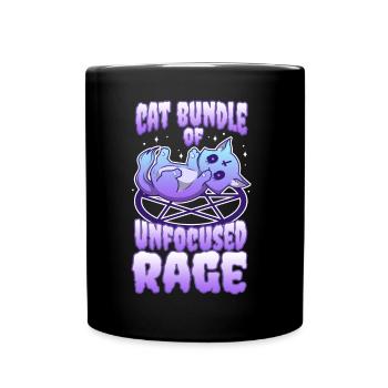 Joli paquet de rage non focalisée - Mug uni - noir - Devant