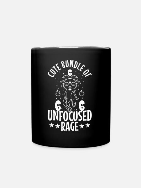 Cute Bundle Of Unfocused Rage - Tasse einfarbig - Schwarz