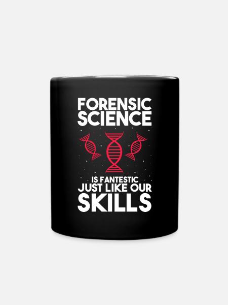 Gerichtsmediziner und Forensischer Analyst - Tasse einfarbig - Schwarz