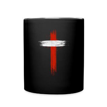 Drapeau Autriche Autriche Drapeau Autrichien AT - Mug uni - noir - Devant